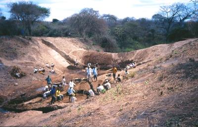 Valley dam