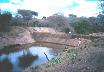 Valley dam