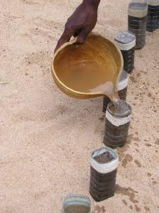 Testing soil type to identify most clayey soil