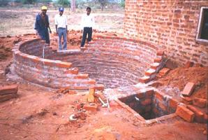 Cylindrical ground tank