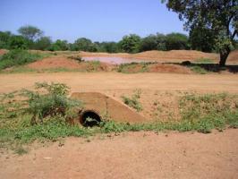 A pond for a catchment area