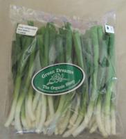 Pre-packed spring onions